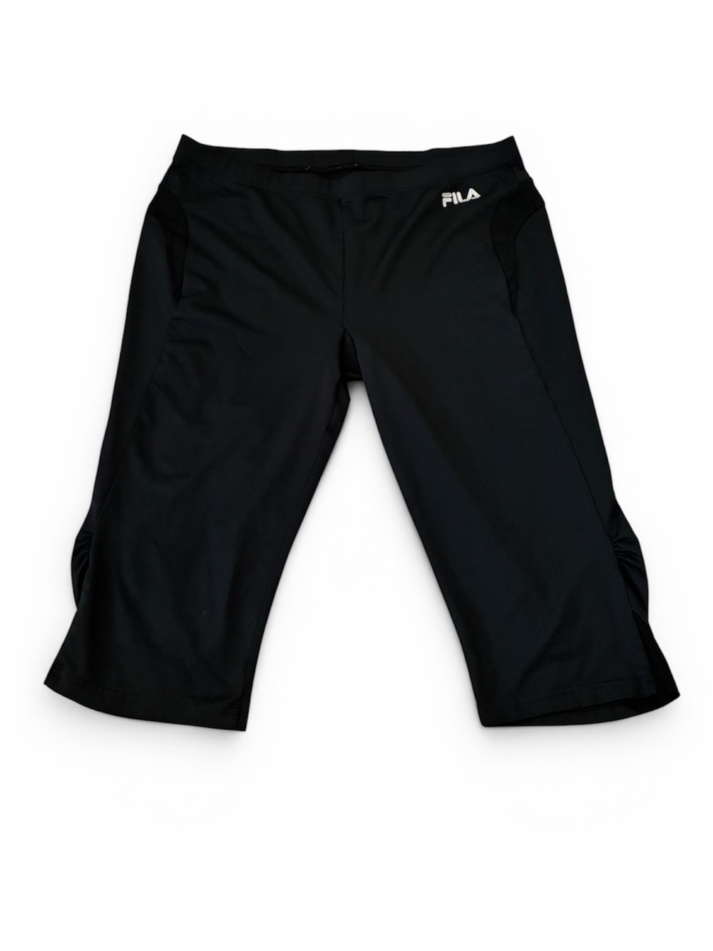 Fila Black Performance Athletic Leggings with Logo